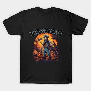 Trick or treat? lumberjack, halloween T-Shirt